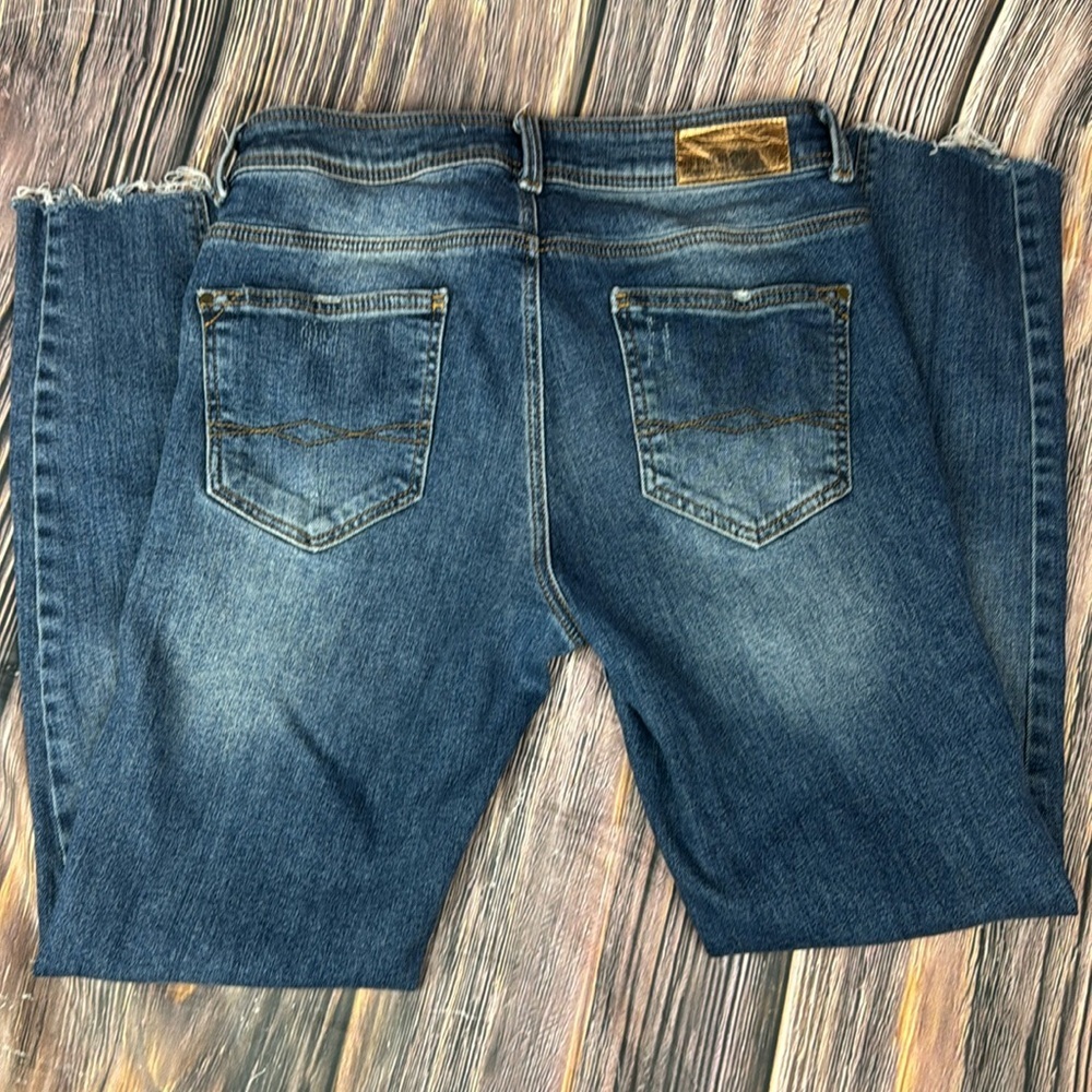 Zara Distressed Pencil Jeans